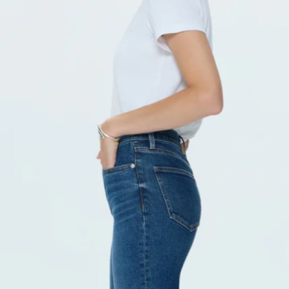 Levis Dark Blue Stretch Jeans - 725 Bootcut